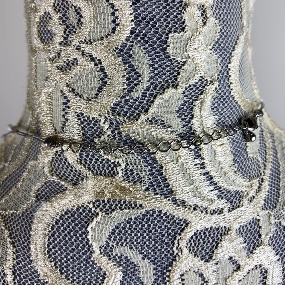 White & Translucent Multi-Strand Necklace - Picture 5 of 5